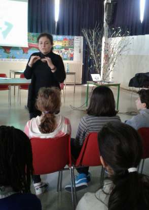 alunni delle classi quinte in aula magna